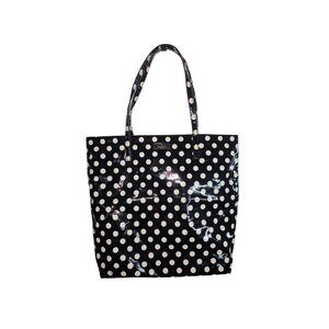 Kate Spade Polka Dot Bon Shopper Tote, Black / Cream